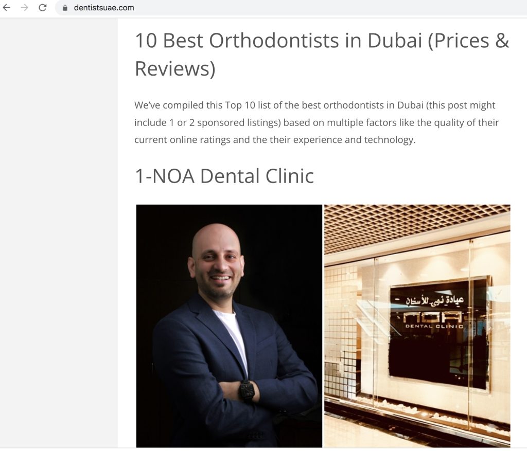 dentista Dubái 1