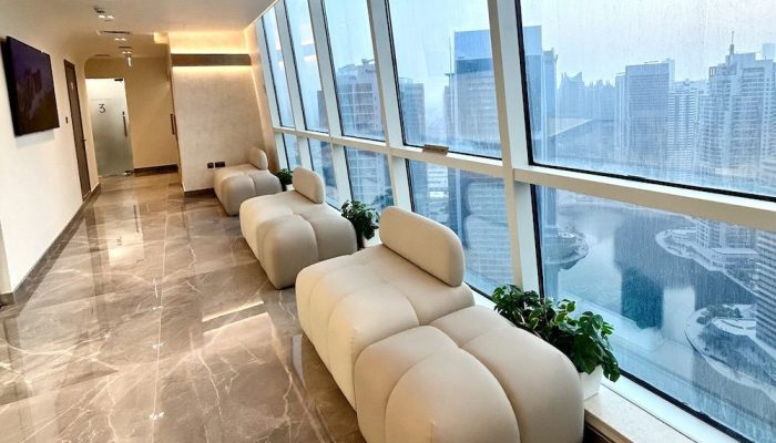 orthodontist dubai patient waiting area