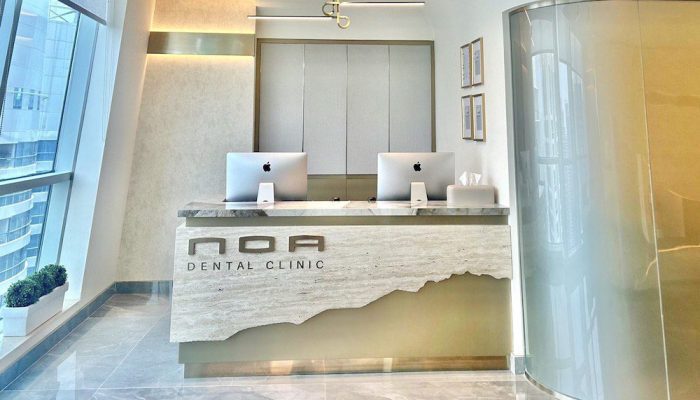 root canal treatment clinic in dubai reception area picture